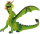 Bullyland 75593 - Drache sitzend grün