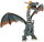 Bullyland 75594 - Drache sitzend (blau/silber)