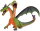 Bullyland 75596 - Drache mit 2 Köpfen (grün)