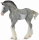 CollectA 88626 - Clydesdale Foal Black Sabino Roan
