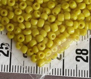 Indianerperlen gelb 3,5mm