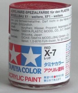 Acrylfarbe rot