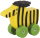 * Bullyland 43850 - Janosch Tigerduck (unmovable wheels)