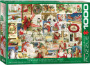 eurographics 6000-0784 - Vintage Christmas Cards (Puzzle mit 1000 Teilen)