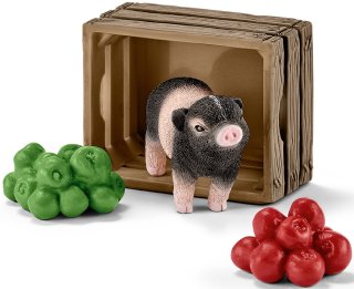 Schleich 42292 - Miniature pig with apples