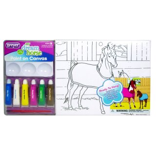 Breyer Activity Set 4191 - Paint On Canvas (Mare with Foal)