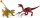 Schleich 41425 - Dimorphodon and Therizinosaurus, small