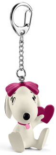 Schleich 22037 - Peanuts Belle with heart keychain