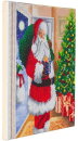 Craft Buddy CAK-A107M - Framed Crystal Art Kit - Santas Here!