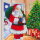 Craft Buddy CAK-A107M - Framed Crystal Art Kit - Santas Here!