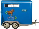 Breyer Traditional (1:9) 2617 - Pferdeanhänger, blau (ohne Pferde / Figuren / Zubehör)