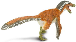 Safari Ltd. Wild Safari® Prehistoric World Dinosaurier 100032 - Gefiederter Velociraptor