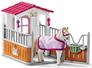 Schleich 42368 - Horse Stall with Luistano Mare