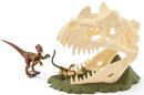 Schleich 42348 - Large skull trap with Velociraptor