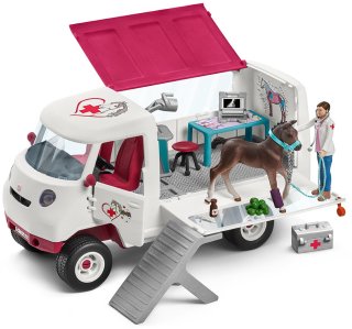 Schleich 42370 - Mobile Vet with Hanovarian Foal