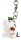 Bullyland Chubby Unicorn 44400 - Chubby Unicorn with Teddy Keyring