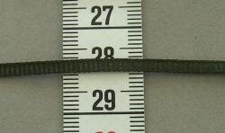 Ripsband 3 mm - Verde Loden (Preis pro Laufmeter)