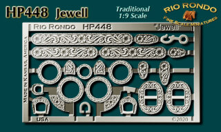 Rio Rondo Traditional (1:9) HP448 - Western Show Halter Set Jewell