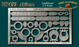 Rio Rondo Traditional (1:9) HP453 - Western Show Halter Set Abilene