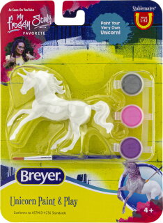 Breyer Stablemate (1:32) 4233/4217* - Paint + Play Einhorn - Araber