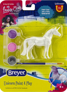 Breyer Stablemate (1:32) 4233/4217* - Paint + Play Unicorn - Warmblood