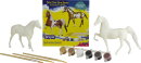 Breyer Activity Set 4260/4099* - Pferdemalset Quater Horse + Saddlebreds (2 Paddock Pals Pferde 1:18)