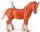 CollectA 88916 - Zugpferd mit Katze