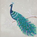 Craft Buddy CCK-A67 - Crystal Card Kit Pretty Peacock