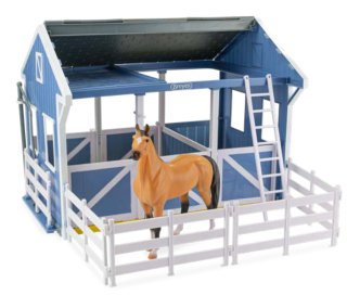 Breyer Classic (1:12) 61149 - Deluxe Country Stable  with Horse & Wash Stall