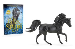 Breyer Classic (1:12) 6181 - The Black Stallion Horse & Book Set