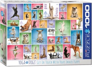 eurographics 6000-0954 - Yoga Dogs (Puzzle mit 1000 Teilen)