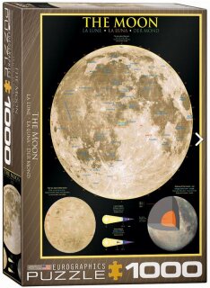 eurographics 6000-1007 - The Moon (Puzzle with 1000 pieces)