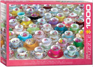 eurographics 6000-5314 - Tea Cup Collection (Puzzle with 1000 pieces)