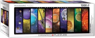 eurographics 6010-0308 - Panorama - The Solar System (Puzzle with 1000 pieces)