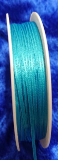 Satin Lace 1,5 mm - bleu acier (price per meter)