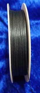 Satin Lace 1,5 mm - gris fonce (price per meter)