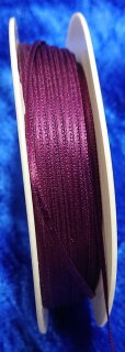 Satin Lace 1,5 mm - prune fonce (price per meter)