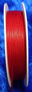 Satinband 1,5 mm - rouge fonce (Preis pro Laufmeter)