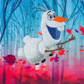 Craft Buddy CCK-DNY801 - Crystal Card Kit Disney Floating Olaf