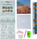 Craft Buddy CCK-DNY802 - Crystal Card Kit Disney Simba and Nala