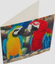 Craft Buddy CCK-A76 - Crystal Card Kit Parrot Friends