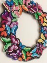 Craft Buddy CA-WR7 - Crystal Art Kranz - Schmetterling