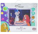 Craft Buddy CAK-DNY706L - Framed Crystal Art Kit Landscape - Lady & The Tramp