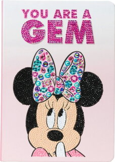Craft Buddy CANJ-DNY602 - Crystal Art Notebook - Classic Minnie