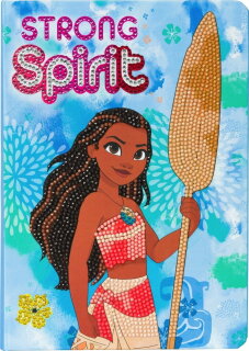 Craft Buddy CANJ-DNY603 - Crystal Art Notebook - Moana