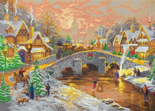 Craft Buddy CAK-TK9XL - Thomas Kinkade Collection - Spirit of Christmas
