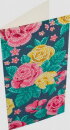 Craft Buddy CCK-11x22C10 - Crystal Card Kit Pretty Flowers