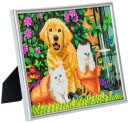 Craft Buddy CAM-11 - Crystal Art Picture Frame Set - Cat and Dog