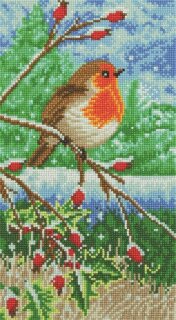 Craft Buddy CAK-A135TT - Triptych Crystal Art Kit - Snowy House Part 1