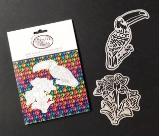 Craft Buddy CBD46 Stanzschablonen Cutting Dies Set - Tropical Toucan